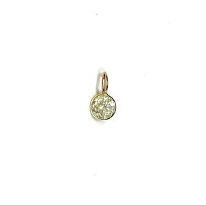 .30CT Brilliant Cut Diamond Pendant in solid 14k Yellow Gold